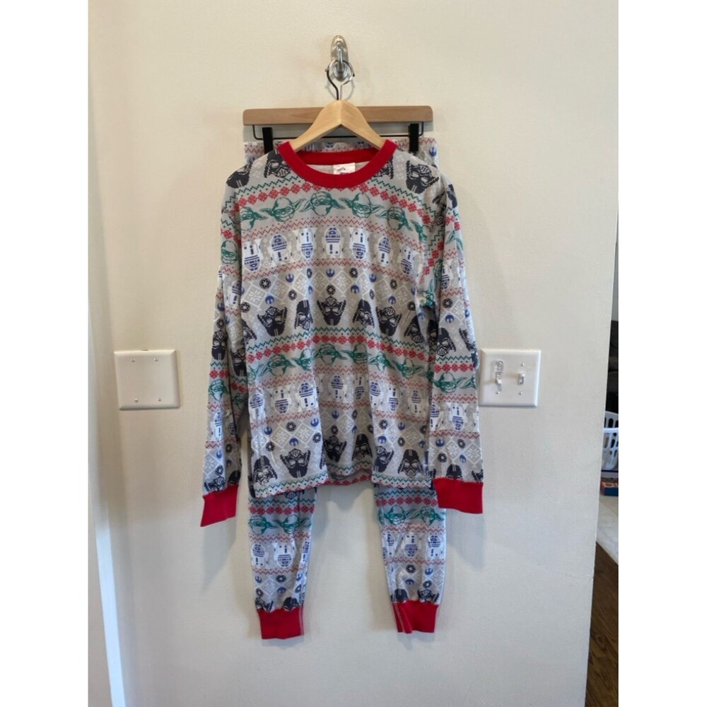Hanna Andersson Star Wars pajama set unisex medium top large pants organic